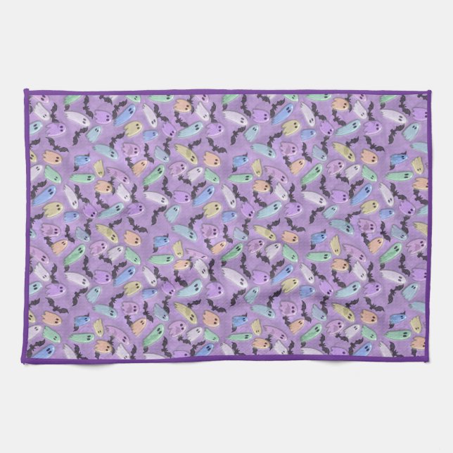 Linge De Cuisine Pastel Ghosts Apron cuisine essentielle (Horizontal)