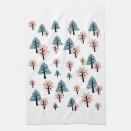 Linge De Cuisine Pastel Pink Blue Tree Cookie Bell Star Noël