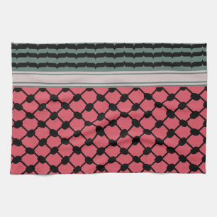 Linge De Cuisine Pastèque palestinienne Hatta Keffiyeh Kufiya Folk