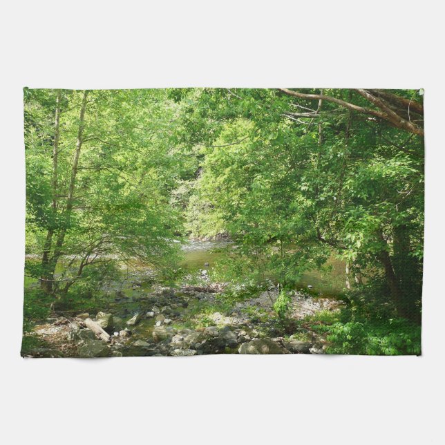 Linge De Cuisine Patapsco River View Maryland Nature Photographie (Horizontal)