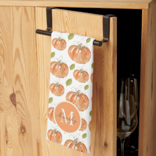 Linge De Cuisine Patch Citrouille de chute Monogram