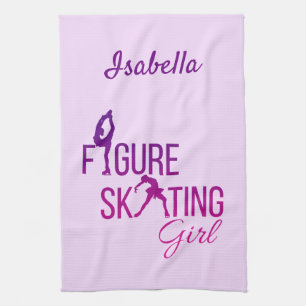 Linge De Cuisine Patineuse de ville Patineuse de ville rose violet