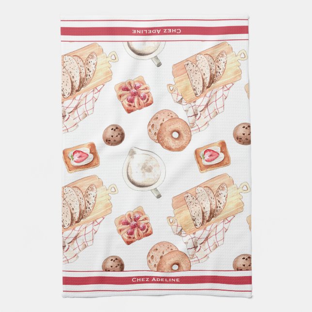 Linge De Cuisine Pâtisseries sucrées personnalisables (Vertical)