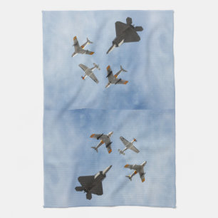 Linge De Cuisine Patrimoine - P-51 Mustang, F-86-F Saber, F-22A Rap