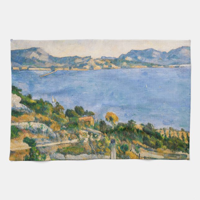 Linge De Cuisine Paul Cezanne - Golfe de Marseille vu d'Estaque (Horizontal)