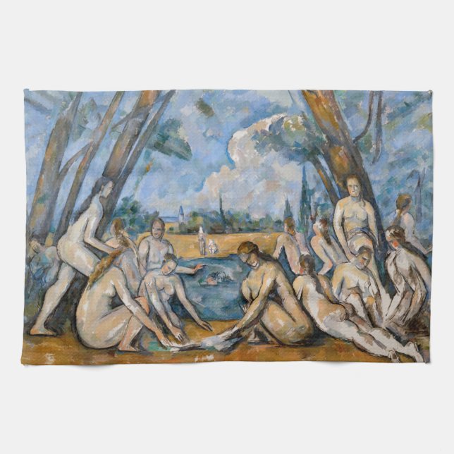 Linge De Cuisine Paul Cezanne - Les Grandes Baignoires (Horizontal)