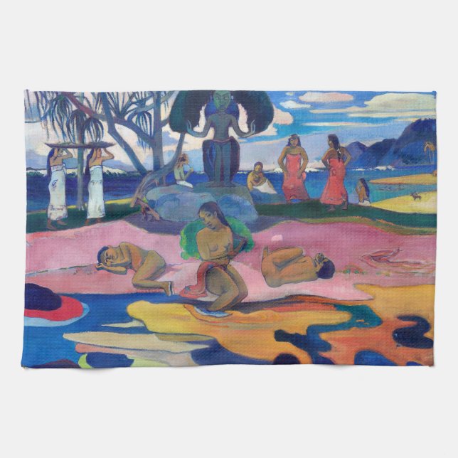 Linge De Cuisine Paul Gauguin - Jour du Dieu / Mahana no atua (Horizontal)
