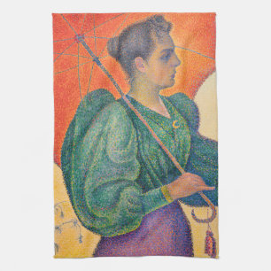 Linge De Cuisine Paul Signac - Femme avec un parasol
