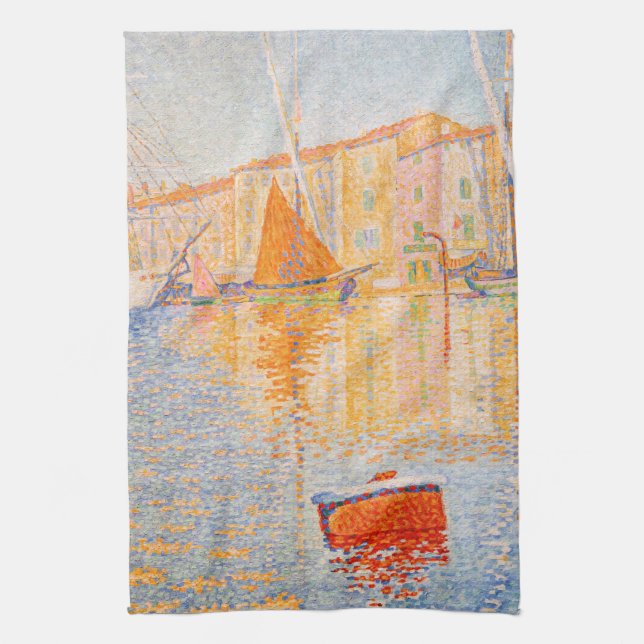 Linge De Cuisine Paul Signac - La Bouée Rouge, Saint-Tropez (Vertical)