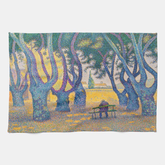 Linge De Cuisine Paul Signac - Place des Lices, Saint-Tropez (Horizontal)