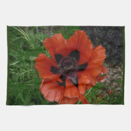 Linge De Cuisine Pavot d'Orient       