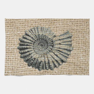 Linge De Cuisine pays français burlap plage côtière chic coquillage