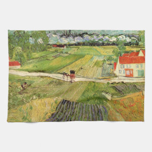 Linge De Cuisine Paysage, Carrosse et Train par Vincent van Gogh