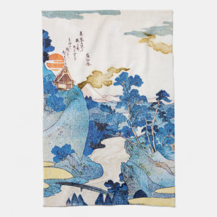 Linge De Cuisine Paysage du lever de soleil japonais, Kuniyoshi, Uk