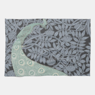 Linge De Cuisine Peacock Art Nouveau Bird Classic