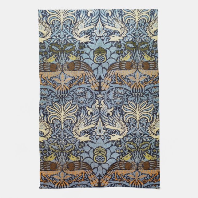 Linge De Cuisine Peacock et Dragon, William Morris (Vertical)
