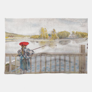 Linge De Cuisine Pêche de Lisbeth par Carl Larsson
