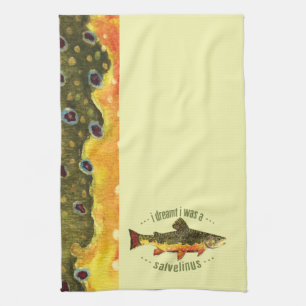 Linge De Cuisine Pêche humoristique à la truite