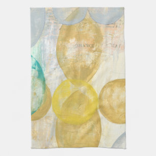 Linge De Cuisine Peinture abstraite moderne sur le papier journal