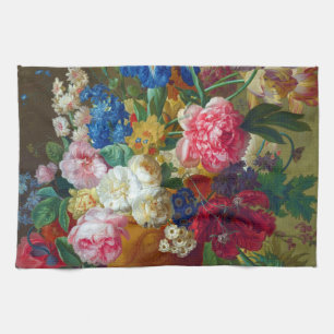 Linge De Cuisine Peinture classique Vintage Fleurs