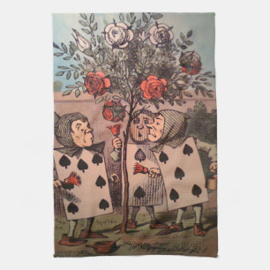 Linge De Cuisine Peinture du rouge 3 de roses