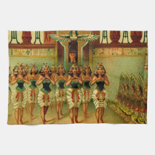Linge De Cuisine Peinture égyptienne vintage