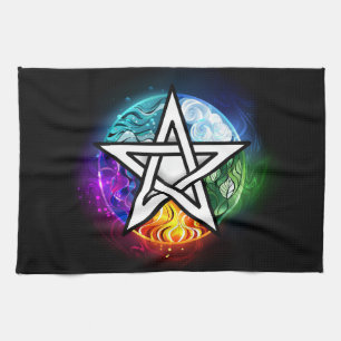Linge De Cuisine pentagramme du Wiccan