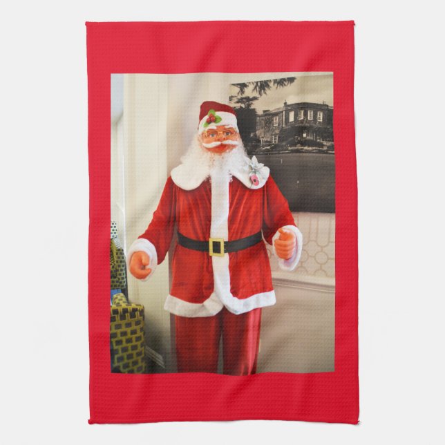 Linge De Cuisine Père Noël (Vertical)