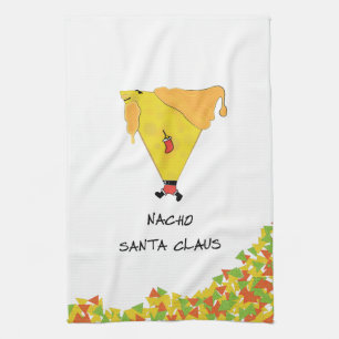 Linge De Cuisine Père Noël Nacho avec chips