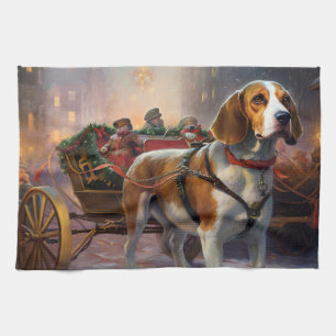 Linge De Cuisine Période de fêtes de Noël Beagle