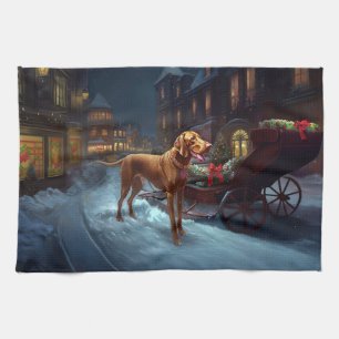 Linge De Cuisine Période de fêtes de Noël du Vizsla