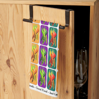 Linge De Cuisine Personalize With Text or Family Name Chili