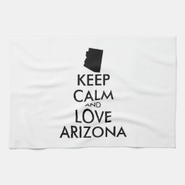 Linge De Cuisine Personnalisable KEEP CALM et LOVE ARIZONA
