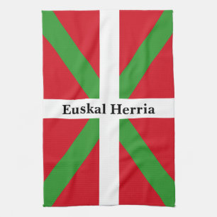 Linge De Cuisine Personnalisé, drapeau national du Pays basque, ik