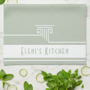Linge De Cuisine Personnalisé minimaliste