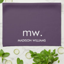 Personnalisé Monogram Pastel Élégant Design Modern