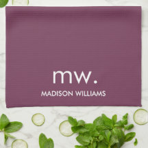 Personnalisé Monogram Pastel Élégant Design Modern