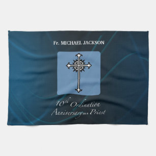 Linge De Cuisine Personnaliser, 10e anniversaire d'Ordination du pr