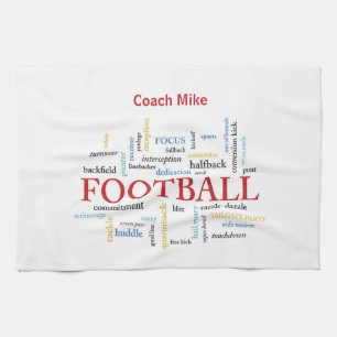 Linge De Cuisine Personnaliser, Football Coach Merci en mots