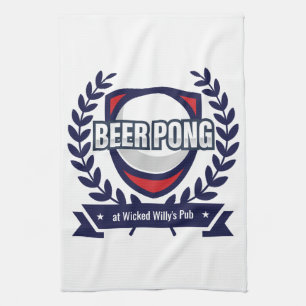 Linge De Cuisine Personnalisez ce logo de puanteur de bière
