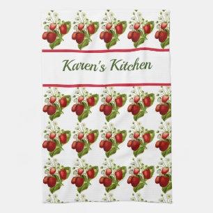 Linge De Cuisine Personnalisez cette cuisine Motif aux fraises