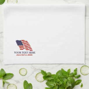 Linge De Cuisine Personnalité du drapeau américain du 4 juillet