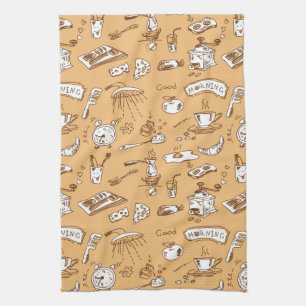 Linge De Cuisine Petit-déjeuner Motif 2