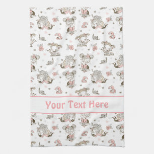 Linge De Cuisine Petites Filles Lisant Des Livres Idées Cadeaux