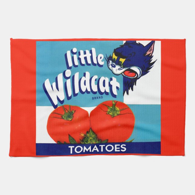 Linge De Cuisine Petites tomates Wildcat créer étiquette (Horizontal)