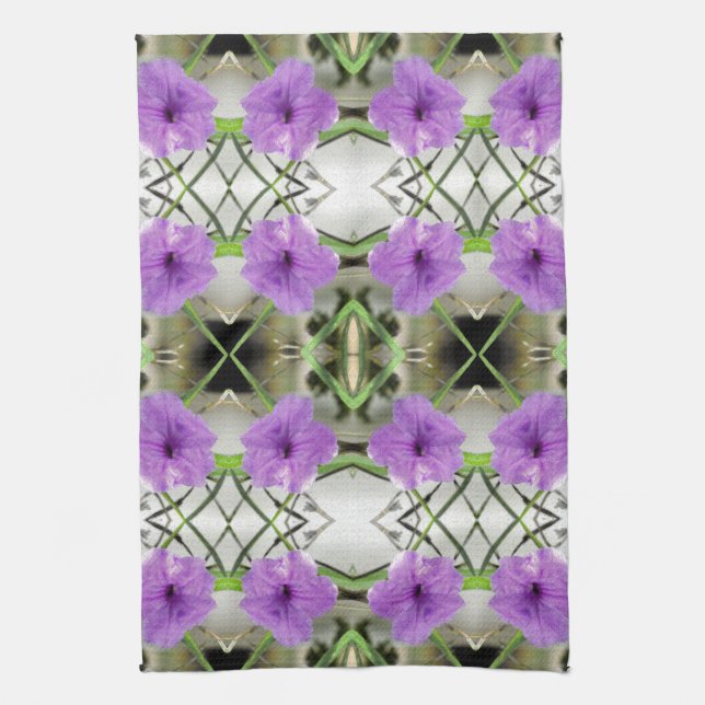 Linge De Cuisine Petunias mexicain et Latticework (Vertical)