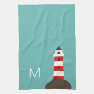 Linge De Cuisine Phare mignon   personnalisé