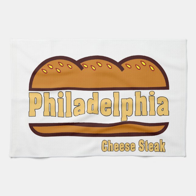 Linge De Cuisine Philadelphia Fromage Steak design (Horizontal)