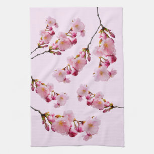 Linge De Cuisine Photo de fleurs de cerisier Sakura rose printemps