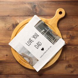 Linge De Cuisine Photo & Love You Dad Cadeau